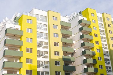 New residential area in Brasov, Romania clipart