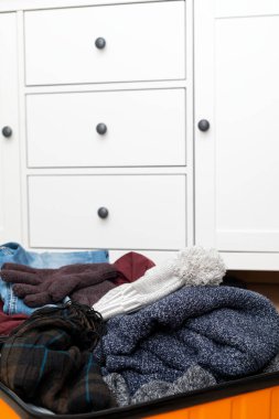 Seyahat, bavul, daire