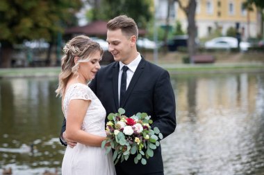 Güzel romantik çift.