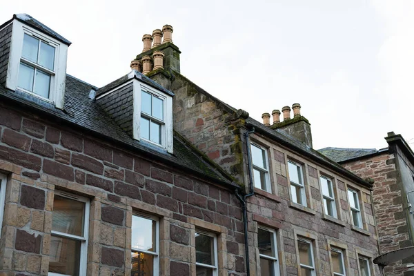 Foto Van Historisch Gebouw Edinburgh Schotland Historische Herenhuizen — Stockfoto