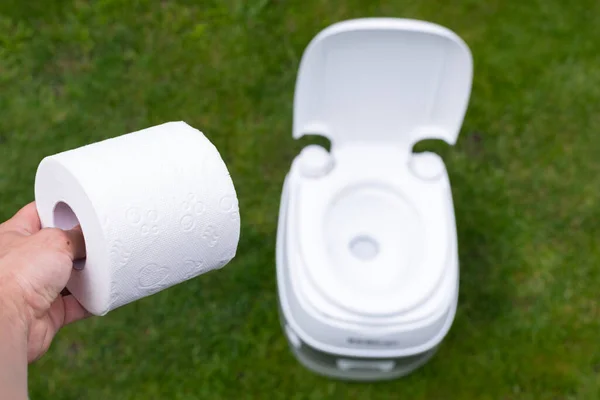 Picture Clean Chemical Toilet Outdoor — Stock Photo, Image