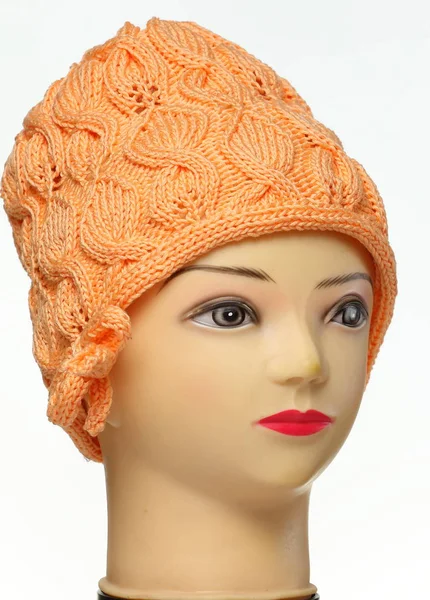 Καπέλο Χειμώνα Χρωματιστά Πλεκτά Παιδικά Κατασκευασμένα Από Μαλλί — Φωτογραφία Αρχείου