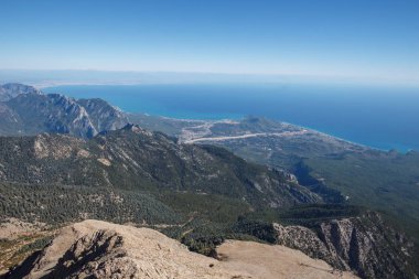 dağ manzarası, üstten görünüm