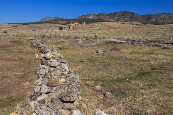 Ruiny Starożytnego Miasta Hierapolis — Zdjęcie stockowe