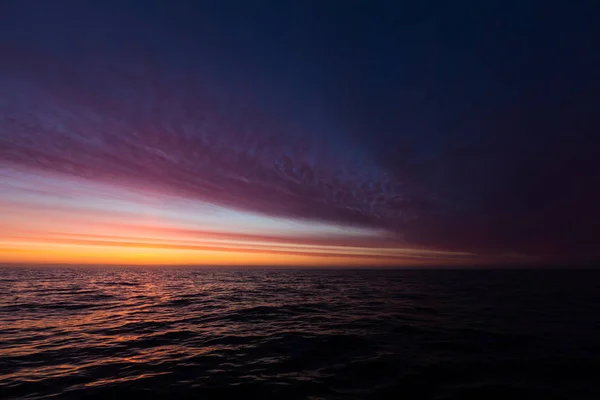 Pôr Sol Sobre Mar — Fotografia de Stock