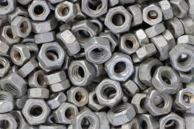 arka plan doku kümesi galvanizedhexagonal fındık