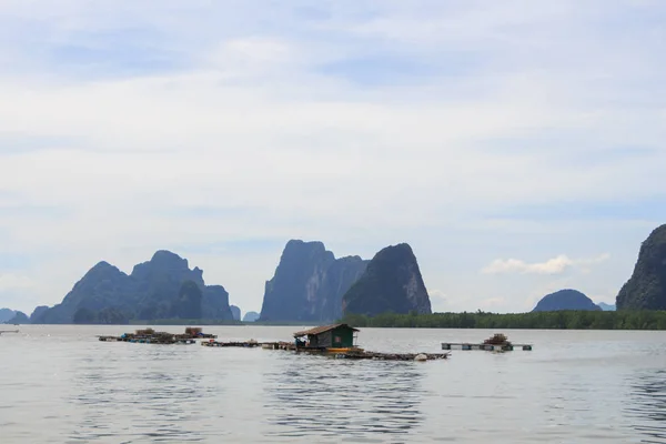 Gypsy Vodní Vesnice Zátoce Phang Nga — Stock fotografie