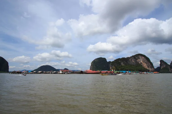 Gypsy Vodní Vesnice Zátoce Phang Nga — Stock fotografie