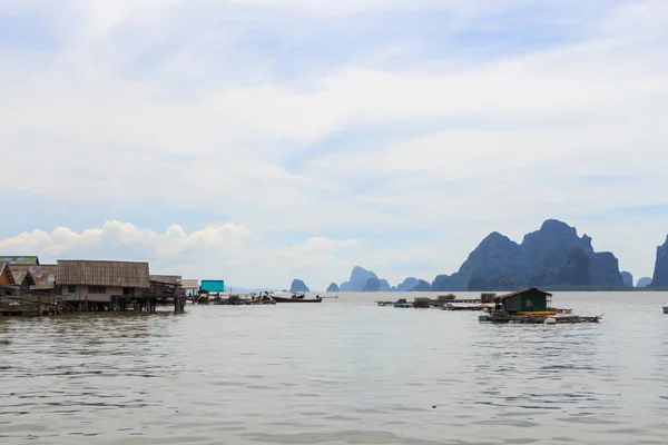 Gypsy Vodní Vesnice Zátoce Phang Nga — Stock fotografie