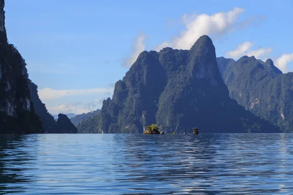 Een Bergmeer Thailand — Stockfoto