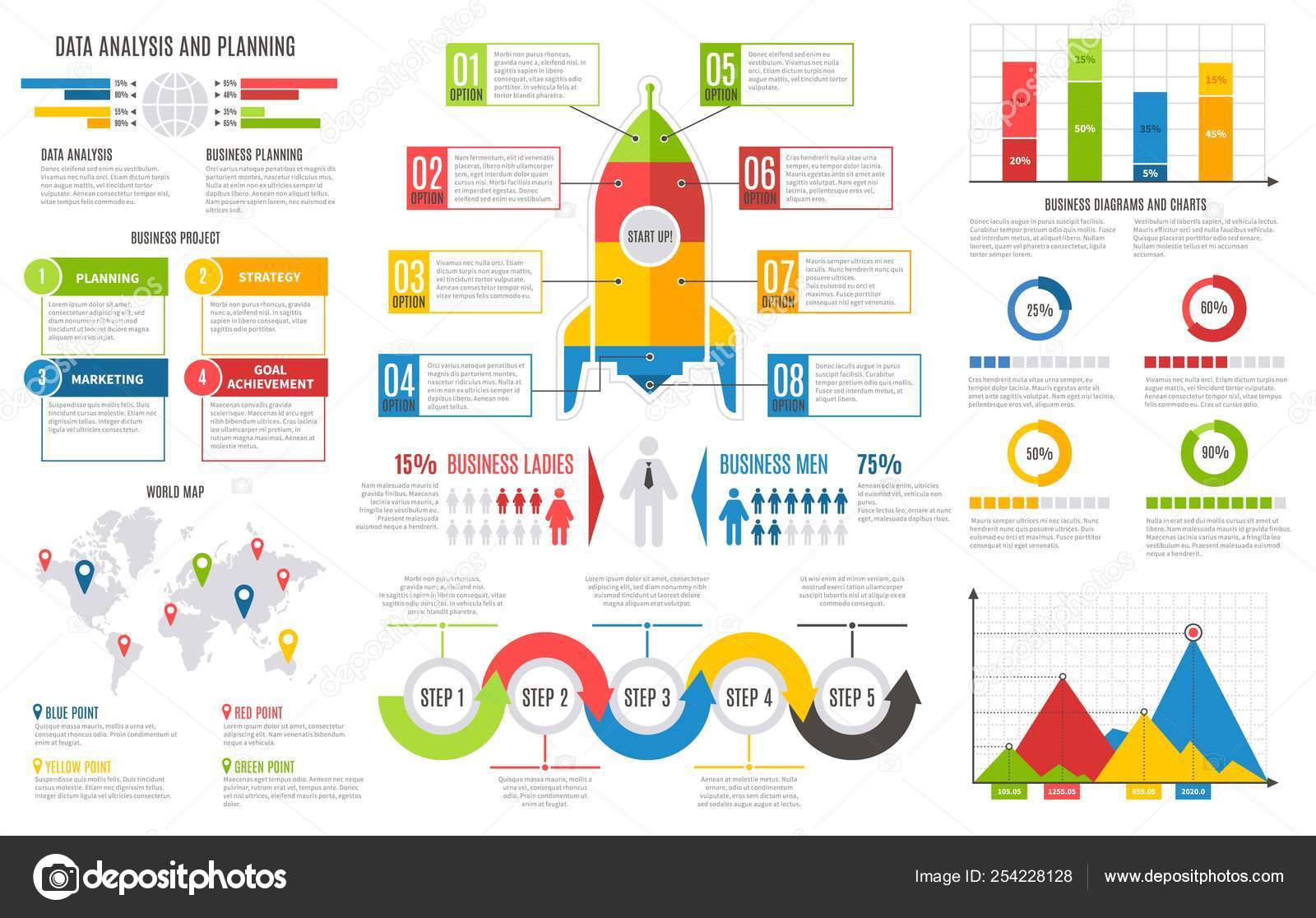 infographic graph template