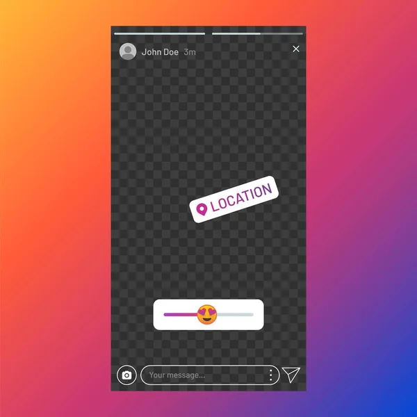 Instagram Stream Interface Social Media Live Streaming Dienst Mobile App Frame Ui Live Video Vektor Geschichten Und Design Vorlage Vektorgrafik Lizenzfreie Grafiken C Spicytruffel Depositphotos