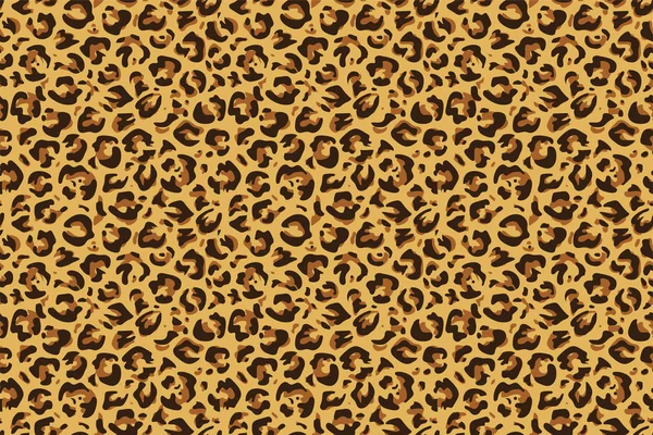 Impressão sem costura Leopardo. Cheetah jaguar padrão de pele animal exótico, papel de parede de moda de luxo. Design têxtil vetorial — Vetor de Stock