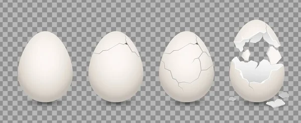 Easter Painted Eggs Cracked PNG (Isolated-Objects)