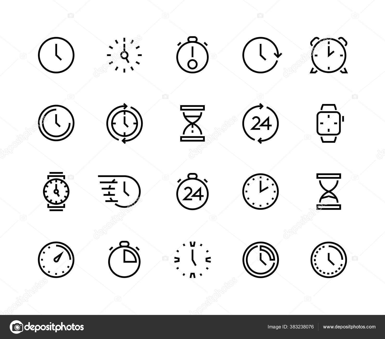 Premium Vector  Time control concept clock hourglass calendar