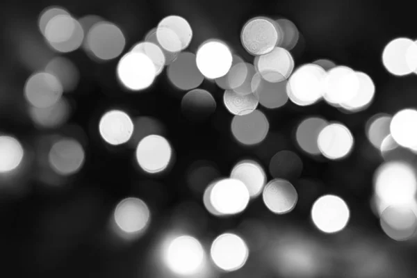 Black and white bokeh abstract background — Stock Photo, Image