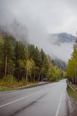 Üstleri ve sis mayıs kar 
