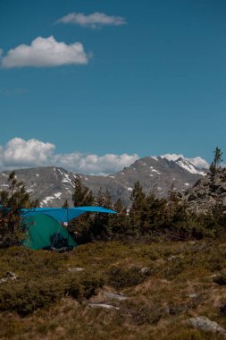 dağda kamp