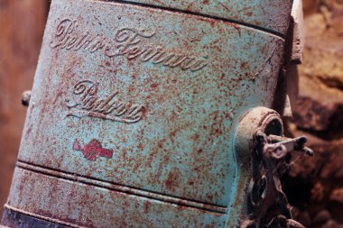 Eski bir verdigris Nebulizatör