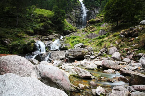 Rzeki Alpejskie Doliny Verzasca — Zdjęcie stockowe