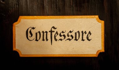 Günah çıkarma da rahibin yeri