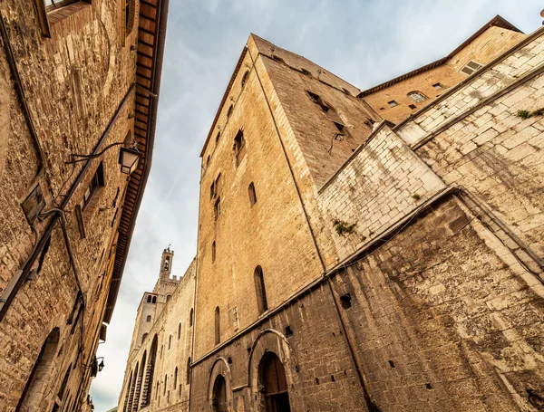 Rua Velha Cidade Gubbio — Fotografia de Stock