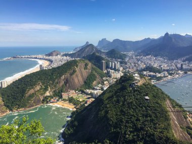 Pao de Azucar 'dan Rio de Janeiro' nun manzarası