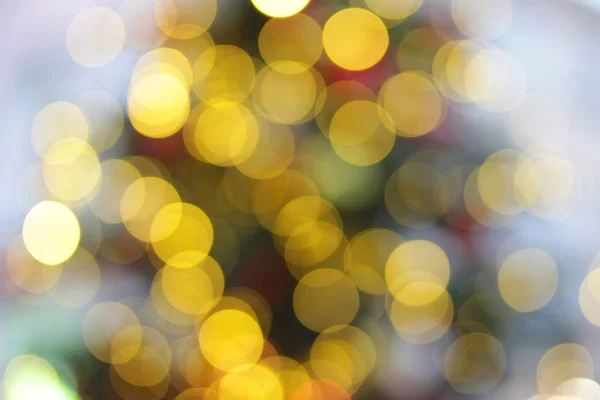 Bokeh com luzes borradas multi-coloridas, foco suave — Fotografia de Stock