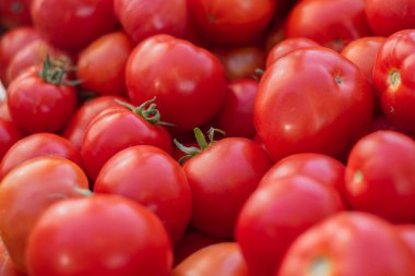 kırmızı olgun domates kutusu, domates doku