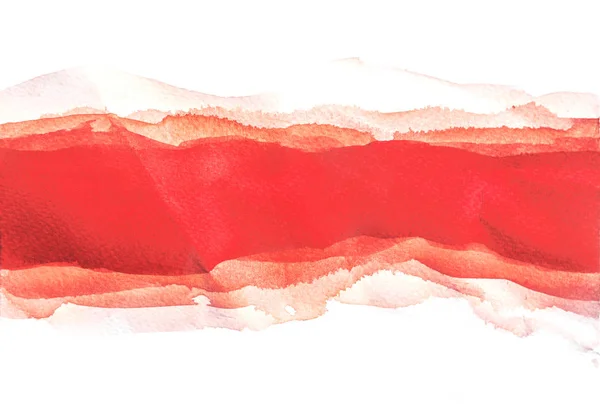 Red Watercolor Backgrounds Hand Painting — Stock Photo, Image