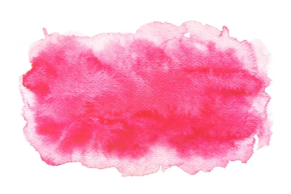 Abstracte Rode Aquarel Spatten Hand Verf Papier — Stockfoto