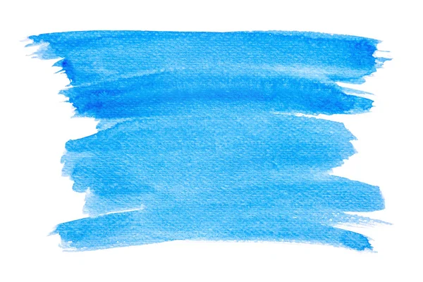 Abstract Blauw Aquarel Hand Verf Papier — Stockfoto