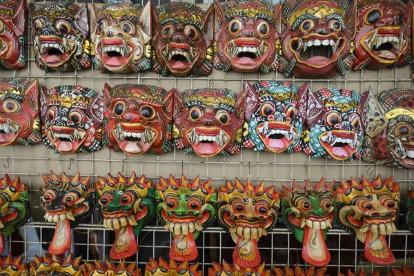 Arte Tailandés Una Máscara Wat Pho — Foto de Stock