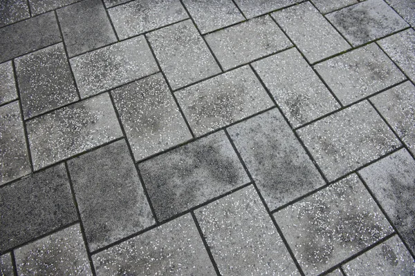 Concrete tiled pavement background