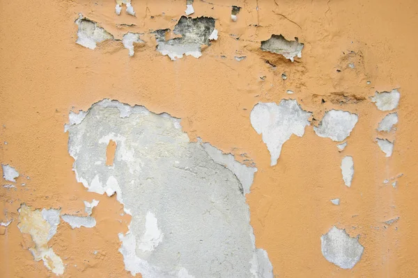 Peeling Pomarańczowy Kolor Ściany — Zdjęcie stockowe