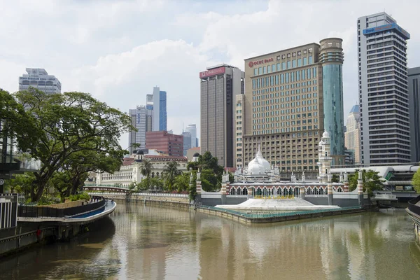 Kuala Lumpur Malasia Julio 2018 Mezquita Masjid Jamek Centro Kuala — Foto de Stock