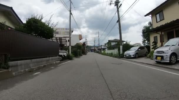 Yamanashi Japon Juin 2018 Pov Conduire Sur Une Route Devant — Video