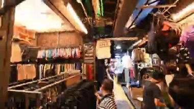 Bangkok, Tayland - 22 Aralık 2018: Hiper zaman atlamalı Chatuchak hafta sonu Pazar Bangkok