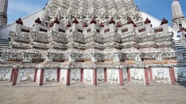4 k büyük pagoda Wat Arun Bangkok adlı