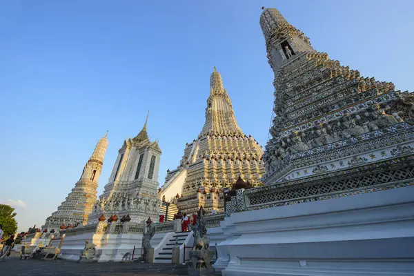 Bangkok Thailandia Novembre 2018 Antica Pagoda Bianca Wat Arun Famoso — Foto Stock