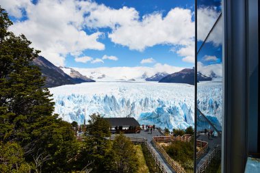 Patagonya 'daki Perito Moreno buzulu Arjantin