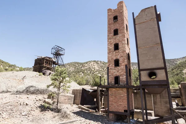 Mina Abandonada Deserto Novo México — Fotografia de Stock