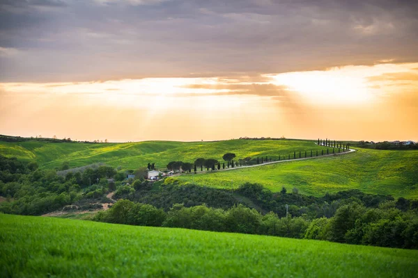 Tuscaniy Landscape Travil Italy — Stock Photo, Image