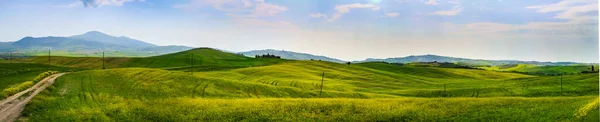 Toscanan Maisema Aikana Travil Italiassa — kuvapankkivalokuva