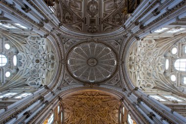 Cordoba 'daki muhteşem Meqzuita Katedrali' nin içinde.