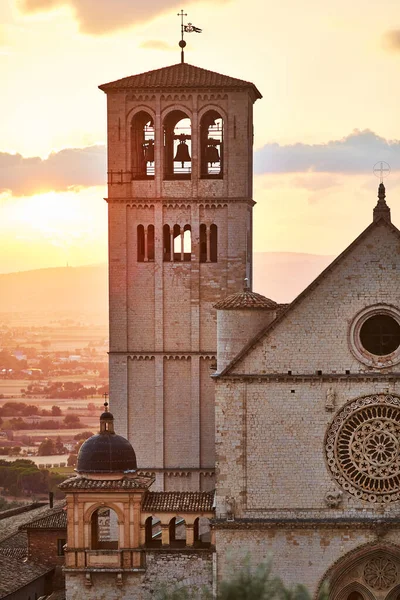 Assisi Basiliek Francesco Een Prachtige Kerk Italië — Stockfoto