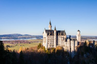Bayern Almanya 'daki Neuschwanstein Şatosu