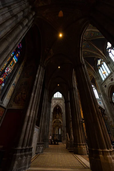 All Interno Della Meravigliosa Cattedrale Vienna — Foto Stock