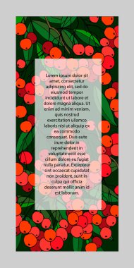 metin için arkaplan, dağ külleri ile pankart