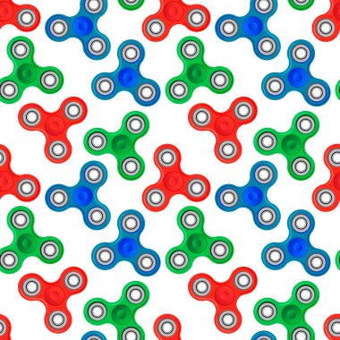 Kusursuz desen, el fırıldağı, çocuk oyuncağı, duvar kağıdı ve kumaş süsü, ambalaj kağıdı, farklı tasarımlar için arka plan.